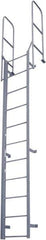 Cotterman - 164" 11 Step Fixed Ladder - Dock Ladder, 300 Lb Capacity, 27" Base Width x 18" Base Depth - USA Tool & Supply