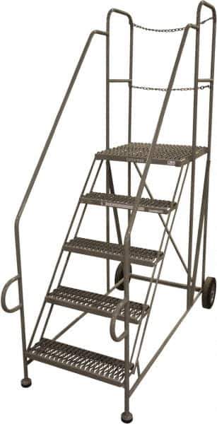 Cotterman - 69" 5 Step Platform - Work Platform, 800 Lb Capacity, 33" Base Width x 86" Base Depth - USA Tool & Supply