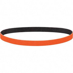 Dynabrade - 1" Wide x 30" OAL, 80 Grit, Ceramic Abrasive Belt - Ceramic, Coated, Y Weighted Cloth Backing, Wet/Dry - USA Tool & Supply