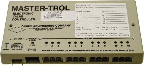 Acorn Engineering - Wash Fountain Electronic Valve Controller - For Use with Acorn Washfountains - USA Tool & Supply