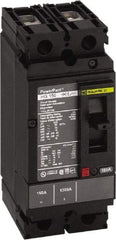 Square D - 70 Amp, 600 VAC, 2 Pole, Panel Mount Molded Case Circuit Breaker - Thermal Magnetic Trip, 14-3/0 AWG, 87.3mm Deep x 162.6mm High x 69.7mm Wide - USA Tool & Supply