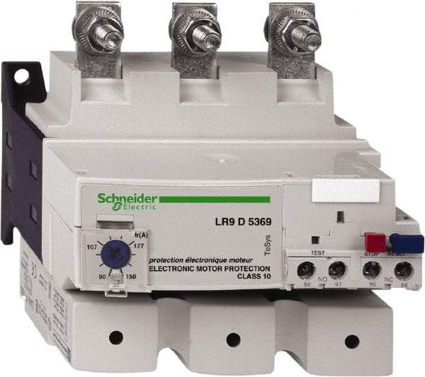 Schneider Electric - 60 to 100 Amp, 690 Volt, Thermal IEC Overload Relay - Trip Class 20, For Use with LC1D115, LC1D150 and NSX Circuit Breaker - USA Tool & Supply