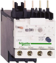 Schneider Electric - 0.54 to 0.8 Amp, 250 VDC, 690 Volt and 690 VAC, Thermal IEC Overload Relay - Trip Class 10A, For Use with LC1K, LC7K, LP1K and LP4K - USA Tool & Supply