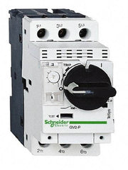 Schneider Electric - 0.40 Amp, 690 VAC at 50/60 Hz, 3 Pole, Bolt On, Clip Motor Circuit Breaker - Thermal Magnetic Trip, Multiple Breaking Capacity Ratings, 97mm Deep x 89mm High x 45mm Wide - USA Tool & Supply