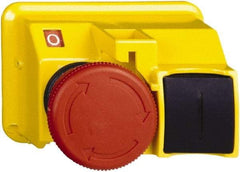 Schneider Electric - Extended Mushroom Head Pushbutton Switch Emergency Stop - Red - USA Tool & Supply