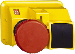 Schneider Electric - Extended Mushroom Head Pushbutton Switch Emergency Stop - Red - USA Tool & Supply