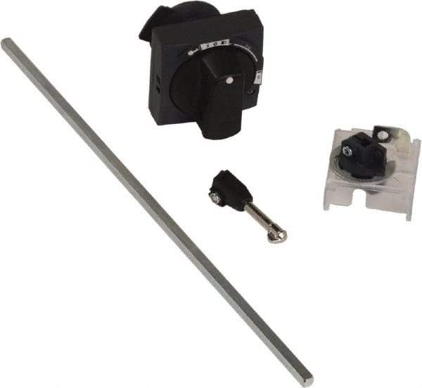 Schneider Electric - Circuit Breaker Rotary Handle Kit - Use with GV2L, GV2P, TeSys - USA Tool & Supply