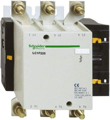 Schneider Electric - 3 Pole, 225 Amp at 440 VAC and 315 Amp at 440 VAC, Nonreversible IEC Contactor - Bureau Veritas, CCC, CSA, DNV, EN/IEC 60947-1, EN/IEC 60947-4-1, GL, JEM 1038, LROS, RINA, RMRoS, RoHS Compliant, UL Listed - USA Tool & Supply