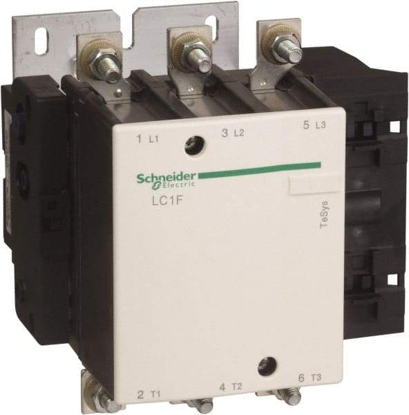 Schneider Electric - 3 Pole, 110 Coil VAC, 265 Amp at 440 VAC, Nonreversible IEC Contactor - Bureau Veritas, CCC, CSA, DNV, EN/IEC 60947-1, EN/IEC 60947-4-1, GL, JEM 1038, LROS, RINA, RMRoS, RoHS Compliant, UL Listed - USA Tool & Supply