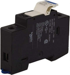 Schneider Electric - 1 Pole, 600 Volt, 30 Amp, DIN Rail Mount Fuse Holder - Compatible with CC Class, 17mm Wide Fuse - USA Tool & Supply