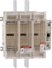 Schneider Electric - 3 Pole, 600 Volt, 200 Amp, Pressure Plate Fuse Holder - Compatible with J Class, 196mm Wide Fuse - USA Tool & Supply