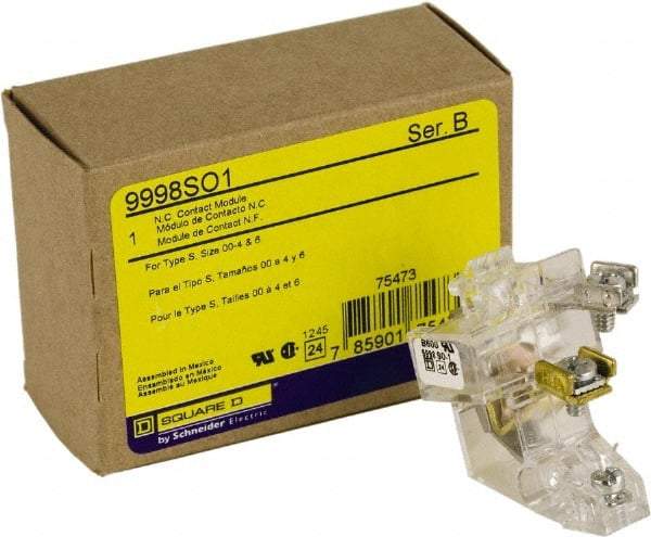 Square D - Contactor Contact Kit - For Use with Overload Relay and Retrofit Starter - USA Tool & Supply