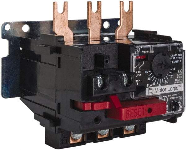 Square D - NEMA Size 2, 600 VAC, Thermal NEMA Overload Relay - For Use with Motor Logic - USA Tool & Supply