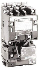 Square D - 440 Coil VAC at 50 Hz, 480 Coil VAC at 60 Hz, 45 Amp, NEMA Size 2, Nonreversible Open Enclosure NEMA Motor Starter - 3 Phase hp: 10 at 200 VAC, 15 at 230 VAC, 25 at 460 VAC, 25 at 575 VAC - USA Tool & Supply