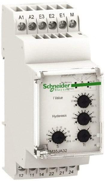 Schneider Electric - 2NO/2NC, 24-240 VAC/DC Control Relay - 0.15, 0.50, 1.50 to 1.50, 5, 15 Amps - USA Tool & Supply