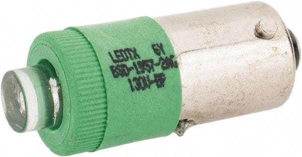 Schneider Electric - Pilot and Indicator Light Replacement LED - Green, 120 VAC, 120 VDC - USA Tool & Supply