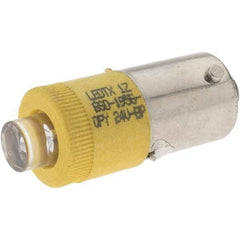 Schneider Electric - Pilot and Indicator Light Replacement LED - Amber, 24 VAC, 24 VDC - USA Tool & Supply