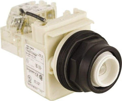 Schneider Electric - 24 V, 28 V Press-to-Test Indicating Light - Round Lens, Screw Clamp Connector, Corrosion Resistant, Dust Resistant, Oil Resistant - USA Tool & Supply