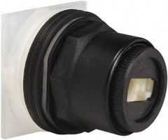 Schneider Electric - 1.18 Inch Mount Hole, 3 Position, Knob and Pushbutton Operated, Selector Switch Only - Momentary (MO), without Contact Blocks, Anticorrosive, Weatherproof, Dust and Oil Resistant - USA Tool & Supply