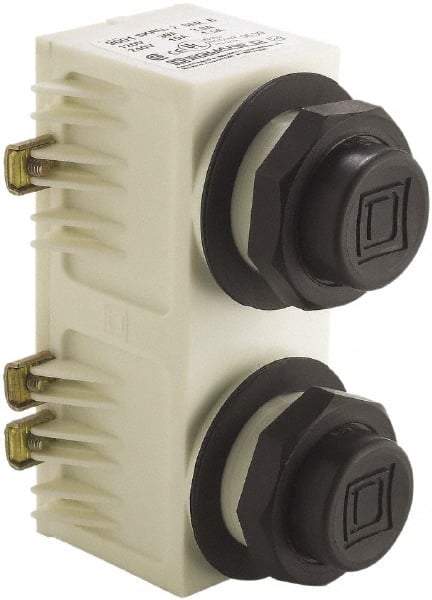 Schneider Electric - 30mm Mount Hole, Extended Straight, Pushbutton Switch - Momentary (MO) - USA Tool & Supply