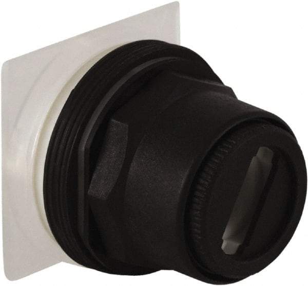 Schneider Electric - 30mm Mount Hole, 2 Position, Knob and Pushbutton Operated, Selector Switch Only - Maintained (MA), without Contact Blocks, Anticorrosive, Weatherproof, Dust and Oil Resistant - USA Tool & Supply