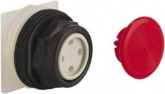 Schneider Electric - 30mm Mount Hole, Extended Straight, Pushbutton Switch Only - Red Pushbutton, Momentary (MO) - USA Tool & Supply