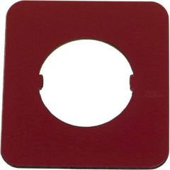 Square D - Legend Plate - 30mm Hole Diameter - USA Tool & Supply