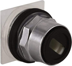 Schneider Electric - 1.18 Inch Mount Hole, 3 Position, Pushbutton Operated, Selector Switch Only - Maintained (MA), without Contact Blocks, Weatherproof and Dust and Oil Resistant - USA Tool & Supply