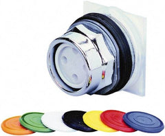 Schneider Electric - 30mm Mount Hole, Recessed, Pushbutton Switch - Round, Momentary (MO) - USA Tool & Supply
