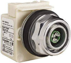 Schneider Electric - 120 V LED Indicating Light - Screw Clamp Connector - USA Tool & Supply
