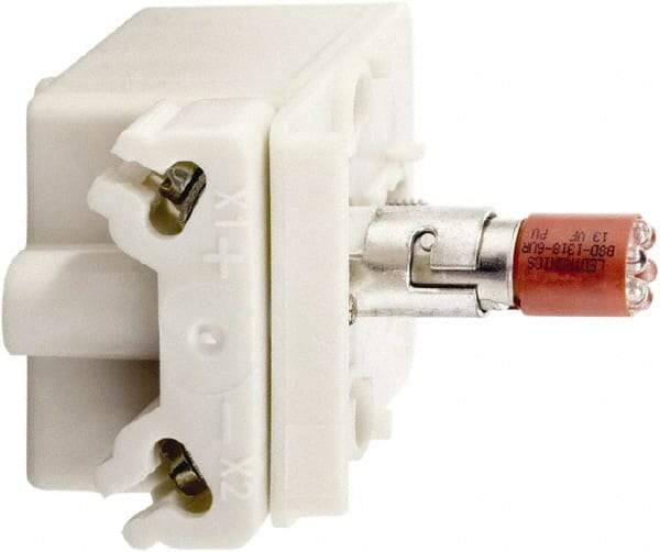 Schneider Electric - 120 VAC, 120 VDC Red Lens LED Light Module - USA Tool & Supply