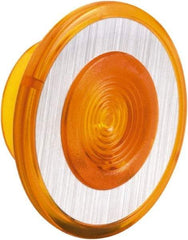 Schneider Electric - Pushbutton Switch Push-Pull Knob - Amber, Round Button, Nonilluminated - USA Tool & Supply