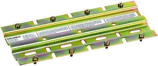 Square D - 9 Inch Long x 5 Inch Wide x 4 Inch High, Relay Mounting Track NEMA - For Use with Square D - USA Tool & Supply