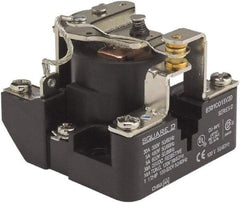 Square D - 1-1/2 hp, 10 VA Power Rating, Electromechanical Screw Clamp General Purpose Relay - 40 at 277 VAC & 5 at 600 V, SPDT, 24 VDC, 63.6mm Wide x 52.4mm High x 63.2mm Deep - USA Tool & Supply