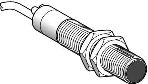 Telemecanique Sensors - Cable Connector, 15m Nominal Distance, Shock and Vibration Resistant, Through Beam Photoelectric Sensor - 24 to 240 VAC/VDC, 25 Hz, Brass, 82mm Long x 18mm Wide x 7 Inch High - USA Tool & Supply