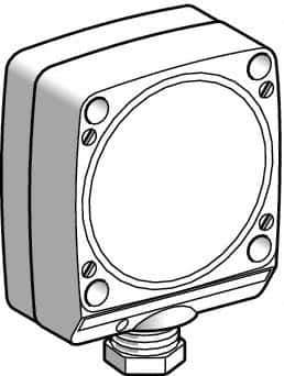 Telemecanique Sensors - NPN, PNP, NO/NC, 40mm Detection, Rectangular, Inductive Proximity Sensor - 2 Wires, IP67, 24 to 240 VAC, 80mm Wide - USA Tool & Supply