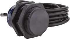 Telemecanique Sensors - PNP, 15mm Detection, Cylinder, Inductive Proximity Sensor - 3 Wires, IP68, 12 to 24 VDC, M30x1.5 Thread, 43mm Long - USA Tool & Supply