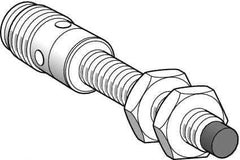 Telemecanique Sensors - PNP, NO/NC, 2.5mm Detection, Cylinder, Inductive Proximity Sensor - 4 Wires, IP67, 12 to 24 VDC, M8x1 Thread, 61mm Long - USA Tool & Supply