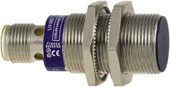 Telemecanique Sensors - PNP, NO/NC, 5mm Detection, Cylinder, Inductive Proximity Sensor - 4 Wires, IP67, 12 to 24 VDC, M18x1 Thread, 48mm Long - USA Tool & Supply