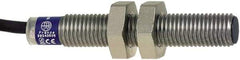 Telemecanique Sensors - NPN, PNP, 1mm Detection, Cylinder, Inductive Proximity Sensor - 2 Wires, IP67, 24 to 210 VDC, 24 to 240 VAC, M8x1 Thread, 50mm Long - USA Tool & Supply