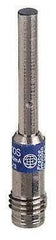 Telemecanique Sensors - NPN, 1mm Detection, Cylinder, Inductive Proximity Sensor - 3 Wires, IP67, 5 to 24 VDC, 41mm Long - USA Tool & Supply