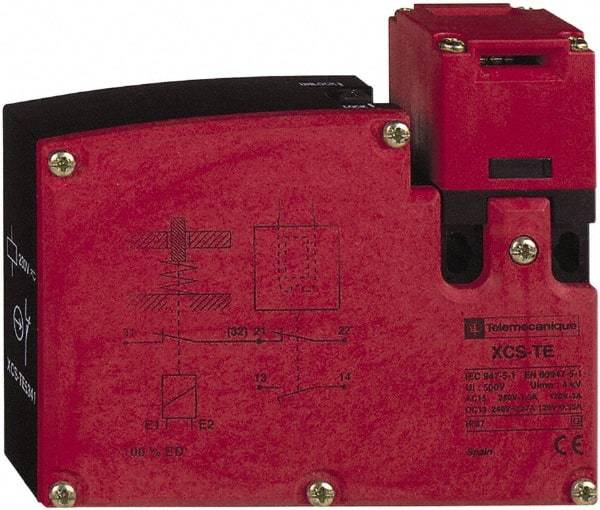 Telemecanique Sensors - 2NC Configuration, Multiple Amp Level, Plastic Key Safety Limit Switch - 110mm Wide x 33mm Deep x 94mm High, IP67 Ingress Rating - USA Tool & Supply