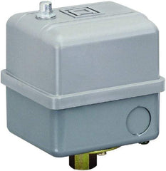 Square D - 1, 7, 9 and 3R NEMA Rated, 135 to 175 psi, Electromechanical Pressure and Level Switch - Adjustable Pressure, 575 VAC, L1-T1, L2-T2 Terminal, For Use with Square D Pumptrol - USA Tool & Supply