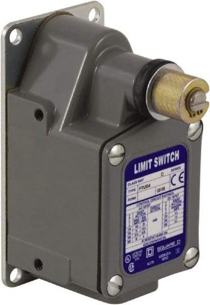 Square D - SPDT, 600 VAC, Screw Terminal, Rotary Spring Return Actuator, General Purpose Limit Switch - 1, 2, 4, 12, 13 NEMA Rating, IP67 IPR Rating - USA Tool & Supply