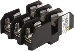 Square D - 3 Pole, 600 Volt, 30 Amp, Surface Mount Fuse Holder - USA Tool & Supply