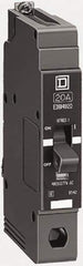 Square D - 40 Amp, 277 V, 1 Pole, Bolt On Miniature Circuit Breaker - 35 kA Breaking Capacity, 12, 14 AWG - USA Tool & Supply