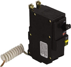 Square D - 20 Amp, 240 VAC, 2 Pole, Bolt On Residual Current Circuit Breaker with Overcurrent Protection - 12-8, 14-8 AWG - USA Tool & Supply