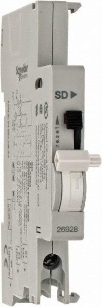 Schneider Electric - Circuit Breaker Alarm Switch - 12-125 VDC, 12-277 VAC Control Voltage, Use with C120 Protective Devices, C60 Protective Devices, N40 Protective Devices - USA Tool & Supply