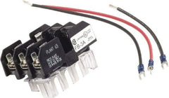 Square D - 3 Pole, 120 Volt, Fuse Block - 13/32 Inch Diameter x 1-1/2 Inch Fuse Length - USA Tool & Supply