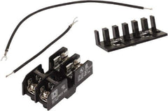 Square D - 2 Pole, 120 Volt, Fuse Block - 13/32 Inch Diameter x 1-1/2 Inch Fuse Length - USA Tool & Supply